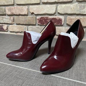 Luxury Rebel Kenny High Heel Deep Wine Red Leather Pumps Nib 8 38.5